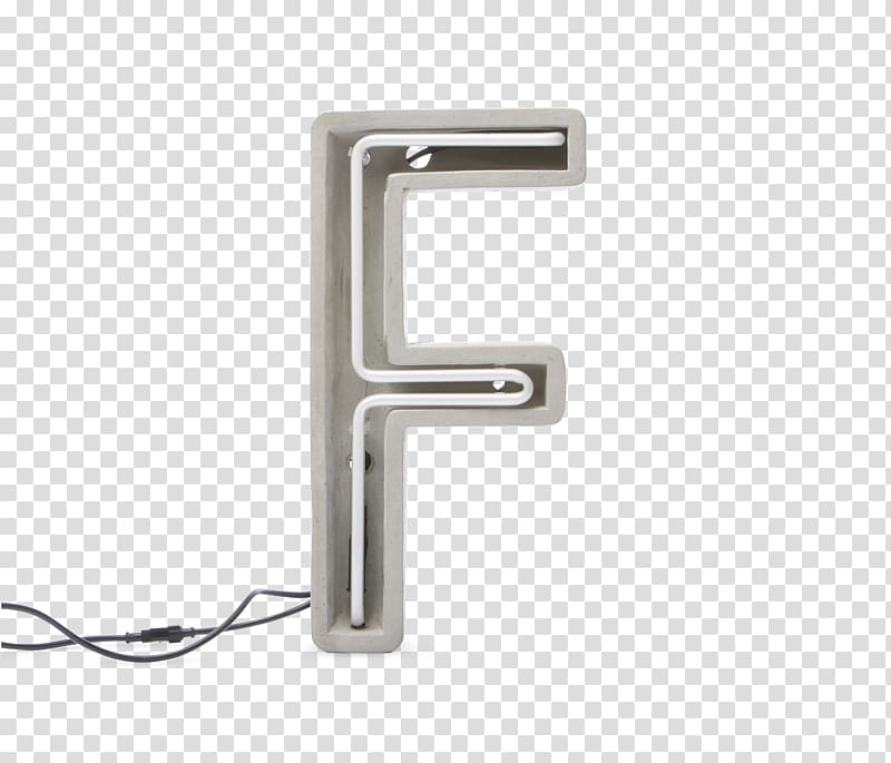 Lighting Neon lamp Letter Neon sign, f transparent background PNG clipart