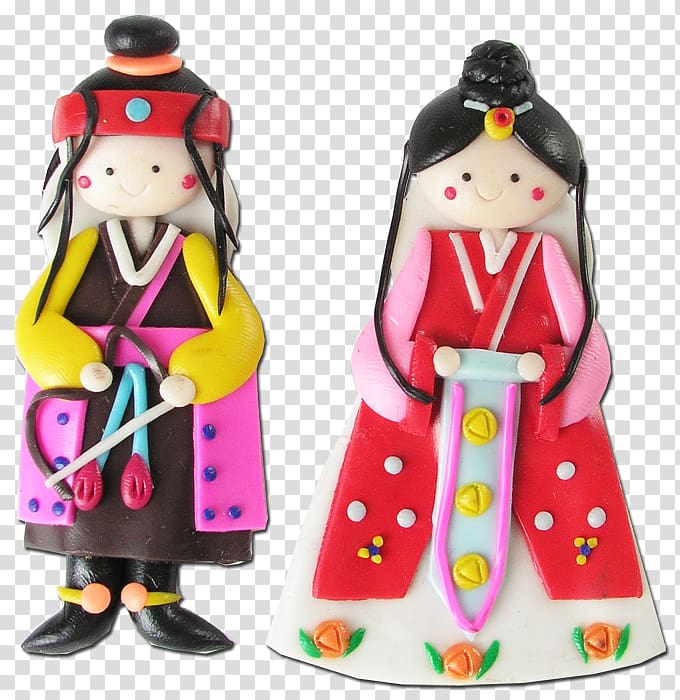 Doll Refrigerator Magnets Hanbok Craft Magnets Collectable, doll transparent background PNG clipart