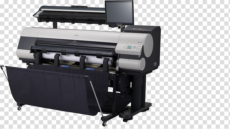 Wide-format printer Canon Printing prograf, Wideformat Printer transparent background PNG clipart