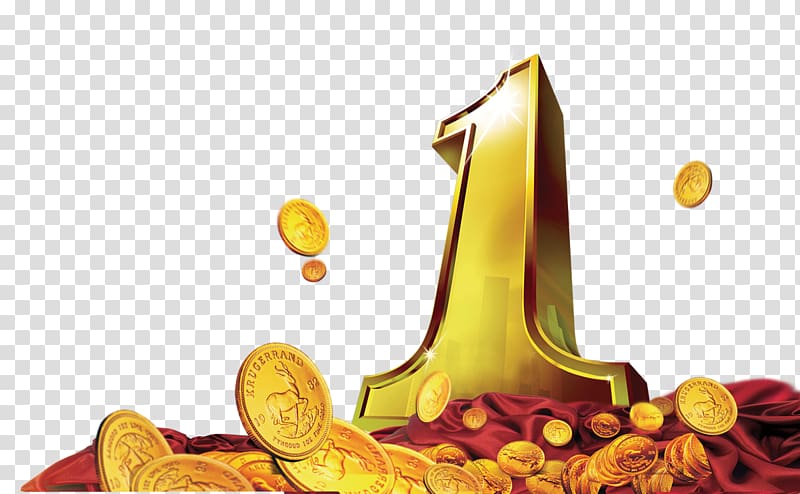 Gold coin Numismatics, First gold transparent background PNG clipart