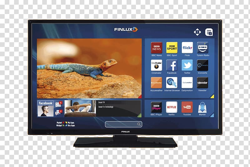 Smart TV LED-backlit LCD 4K resolution High-definition television Television set, Pay Television transparent background PNG clipart