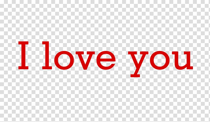 I love you transparent background PNG clipart