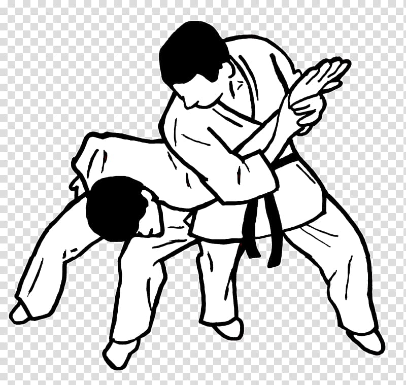two people doing taekwondo illustration, Brazilian jiu-jitsu Jujutsu Self-defense Taebaek Trixe2ngulo Taekwondo , BJJ transparent background PNG clipart