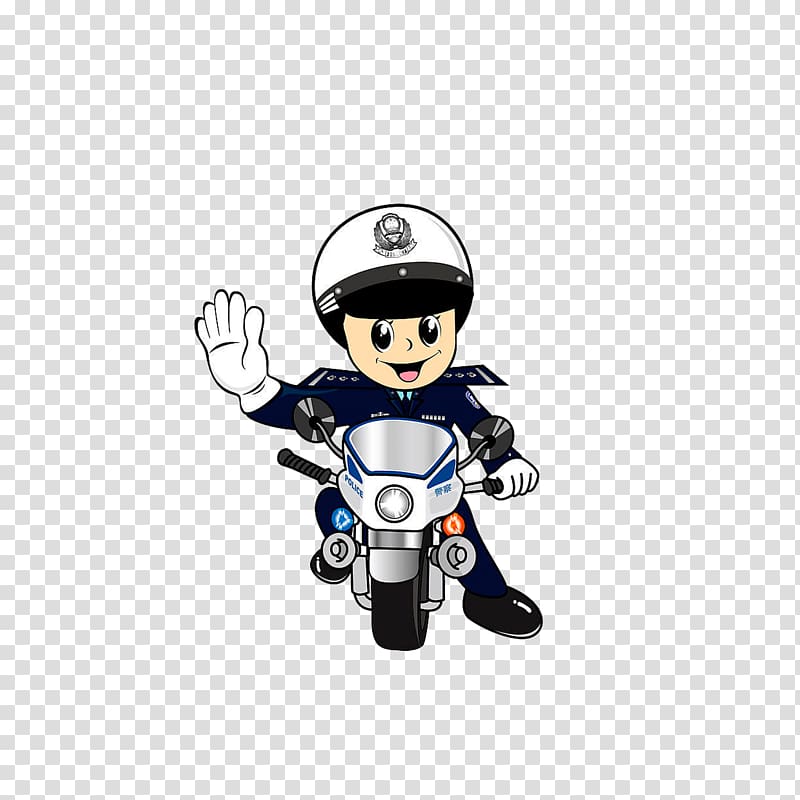 policeman riding motorcycle illustration, China Police officer Motorcycle Sina Weibo, The traffic policeman on the train asks you to stop the sign transparent background PNG clipart
