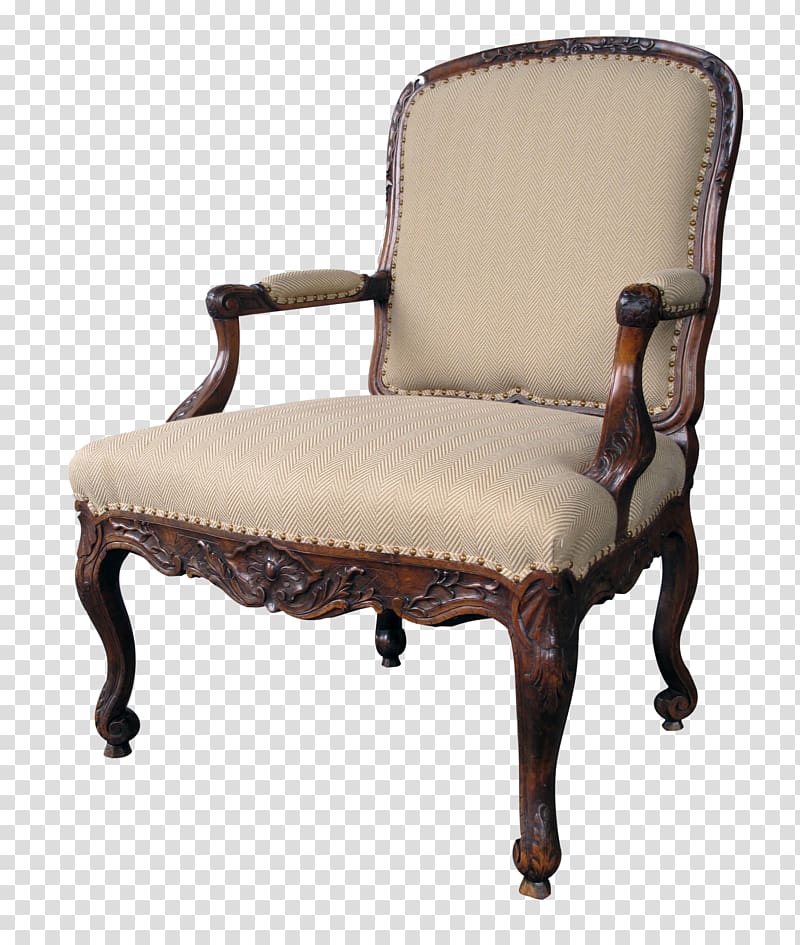 Italian Rococo art Chair Rococo Revival, chair transparent background PNG clipart