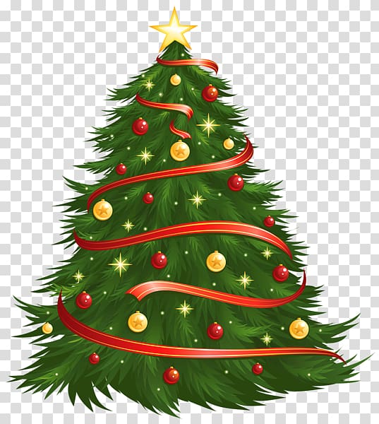 Christmas tree Christmas ornament , large size transparent background PNG clipart