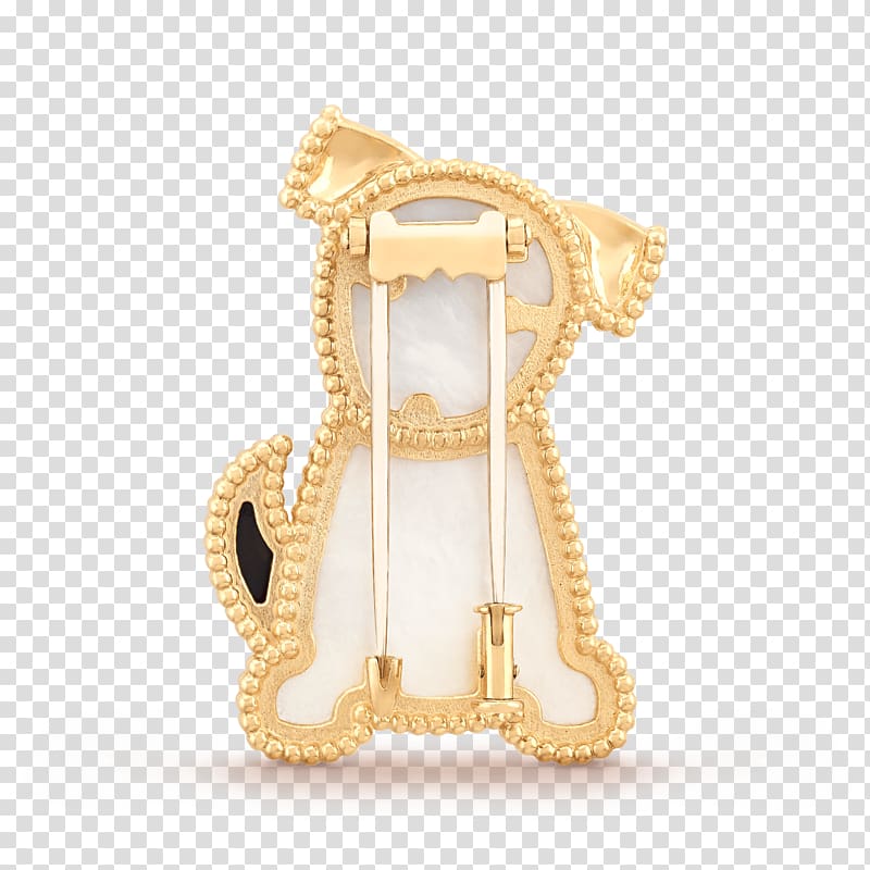 Jewellery Dog Gold Brooch Bitxi, poetic charm transparent background PNG clipart