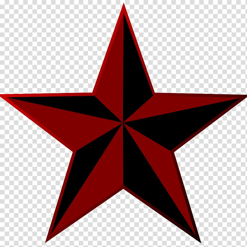 Nautical star Red Symbol , Red Star transparent background PNG clipart