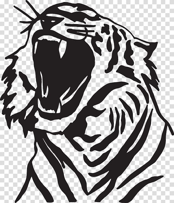 Tiger Lion Decal Roar Drawing, tiger transparent background PNG clipart