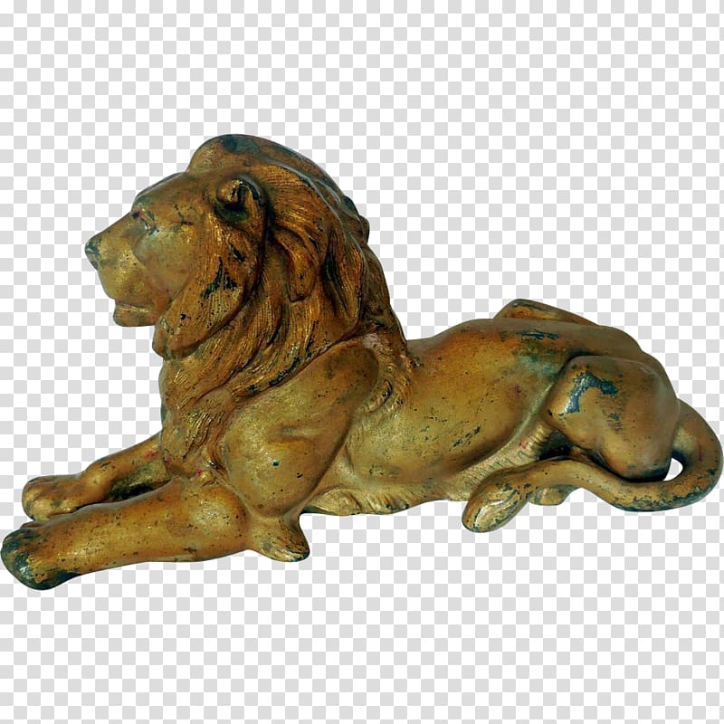 Bronze sculpture Figurine Lion, Eleanor & Park transparent background PNG clipart