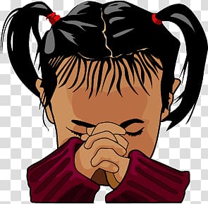 kids praying clipart