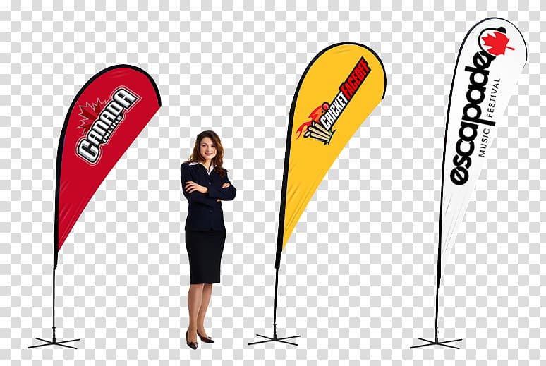 Banner Flag Advertising Trade show display Message, hanging flags transparent background PNG clipart