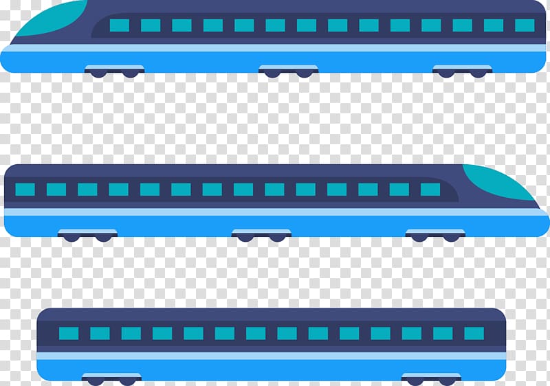 blue and green train illustration, Train Rapid transit Rail transport, Lovely blue metro train transparent background PNG clipart