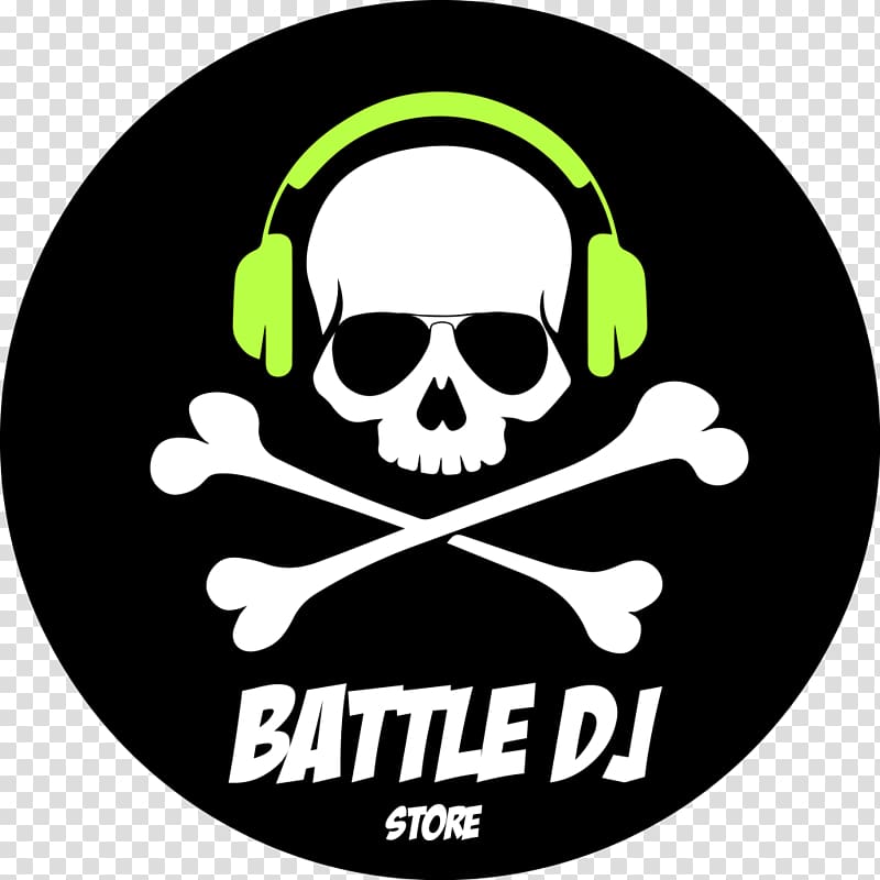 Skull and crossbones Disc jockey Desktop Music, Logo dj transparent background PNG clipart