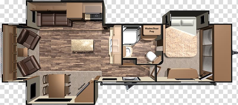 Caravan Campervans Trailer Floor plan Airstream, house transparent background PNG clipart