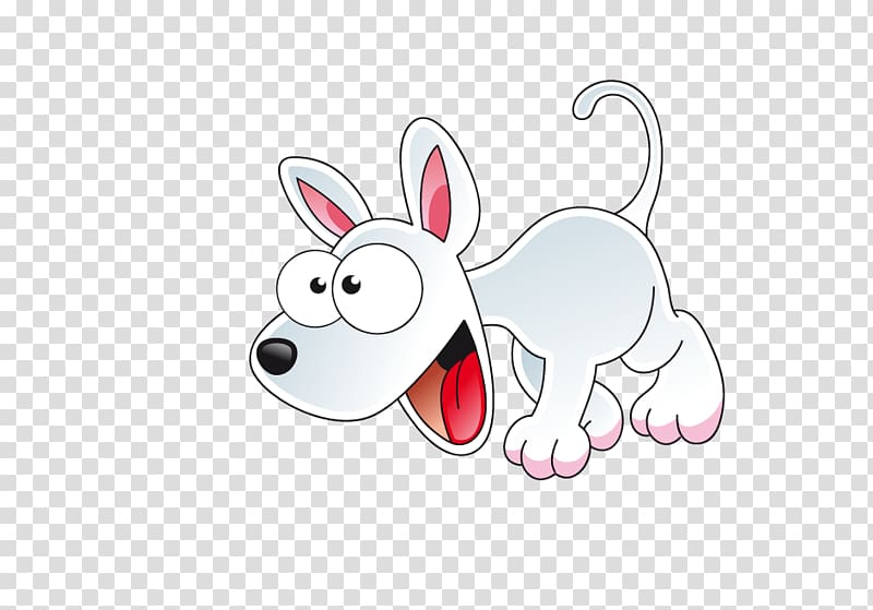 Dog Puppy Vecteur, White dog transparent background PNG clipart