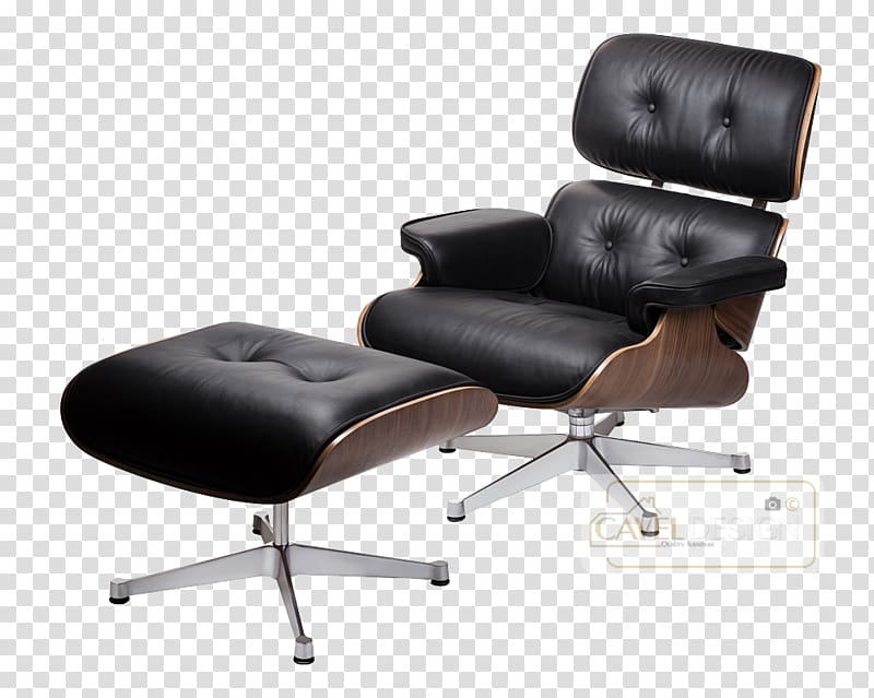Eames Lounge Chair Charles and Ray Eames Fauteuil Furniture, chair transparent background PNG clipart