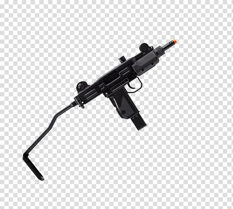 Uzi Airsoft Guns Machine gun Firearm, machine gun transparent background PNG clipart