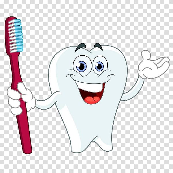 Dentistry Cartoon Tooth Dental Floss, cartoon tooth transparent background PNG clipart