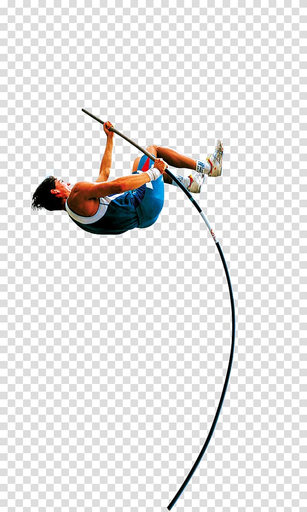 Pole vault Icon, Pole Vault People transparent background PNG clipart