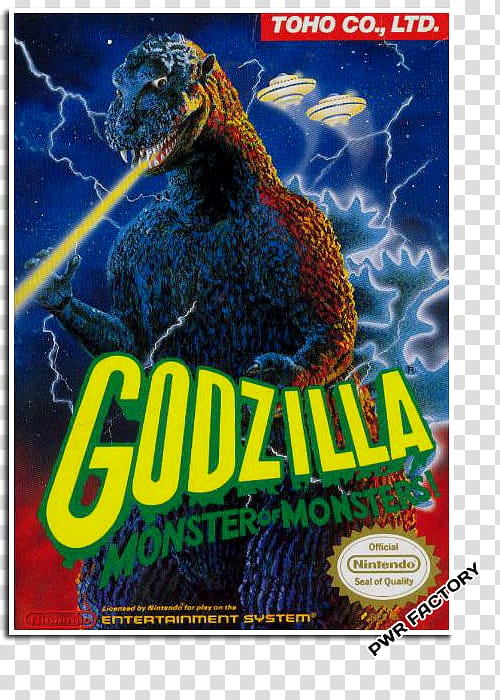Godzilla: Monster of Monsters Video Games Nintendo Entertainment System, godzilla planet of monsters transparent background PNG clipart