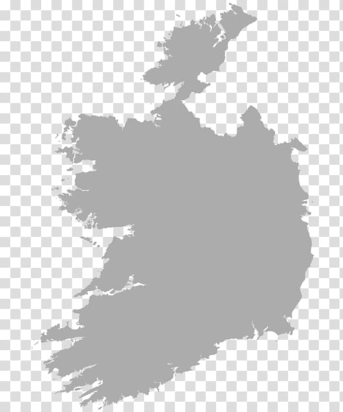 Republic of Ireland graphics Blank map Map, map transparent background PNG clipart