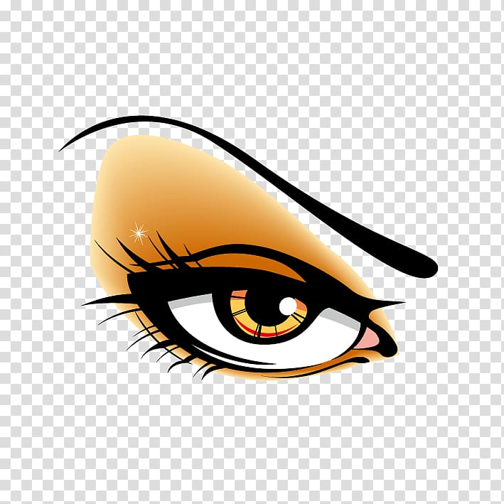 Eye , Golden pupil,sharp,Eye transparent background PNG clipart