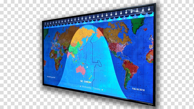 Amateur radio Geochron Map Wiring diagram, shot from the side transparent background PNG clipart