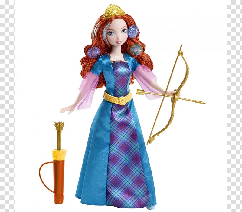 Merida Rapunzel Ariel Doll Disney Princess, merida transparent background PNG clipart