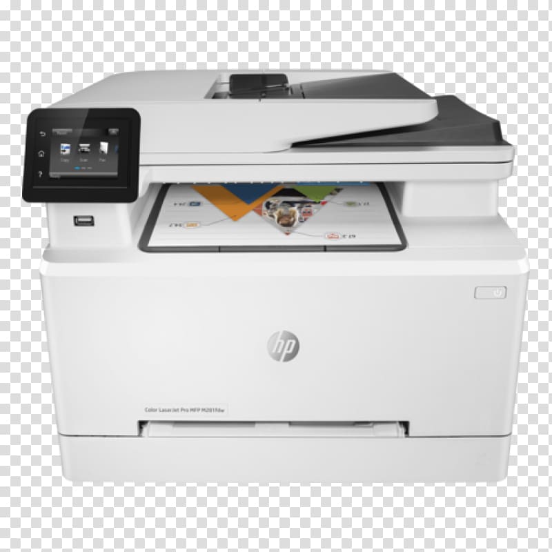 Hewlett-Packard HP LaserJet Pro M281 Multi-function printer Laser printing, Automatic Document Feeder transparent background PNG clipart