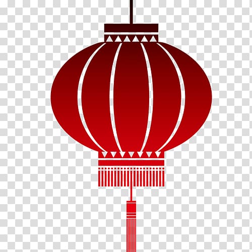 Paper lantern Chinese New Year , Red lantern effect artwork transparent background PNG clipart