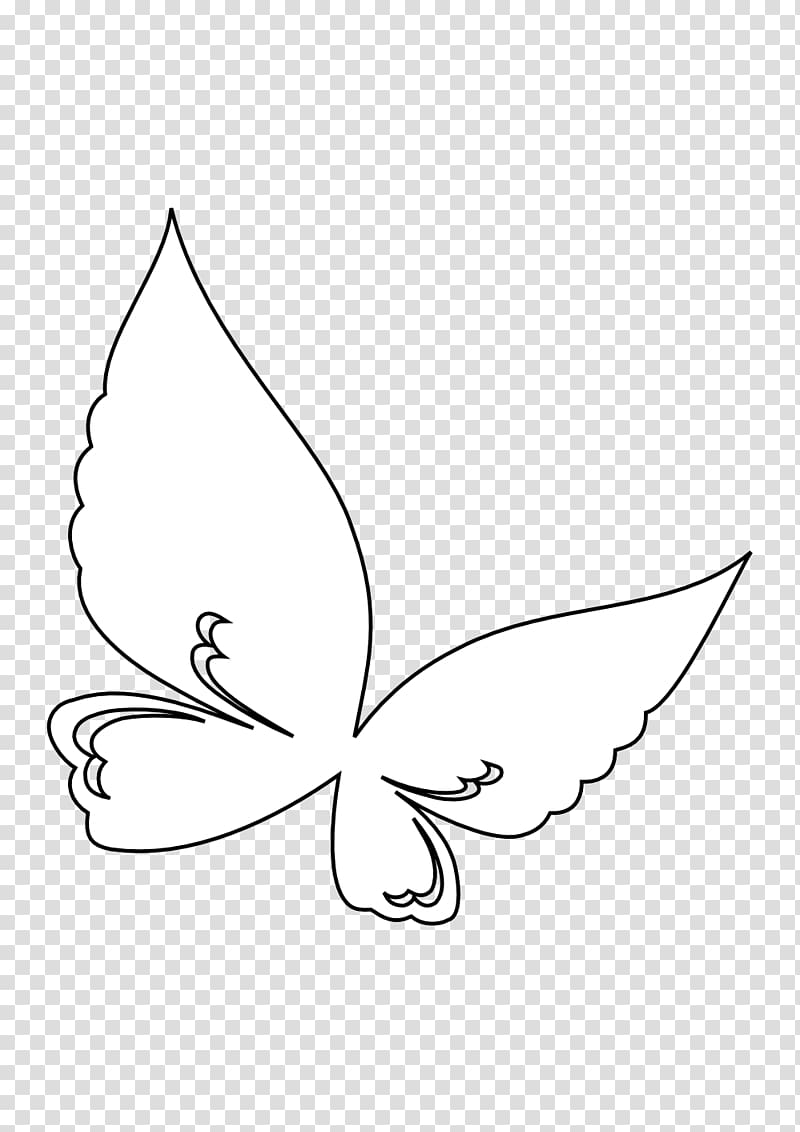 Brush-footed butterflies Drawing /m/02csf , Colouring Book transparent background PNG clipart