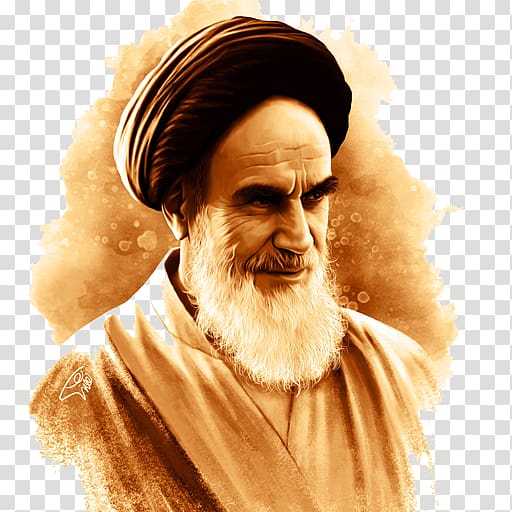 Ruhollah Khomeini Iranian Revolution Quds Day Khomeyn Imam, Islam transparent background PNG clipart