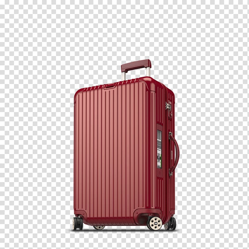 Hand luggage Suitcase Rimowa Salsa Deluxe Multiwheel Baggage, suitcase transparent background PNG clipart