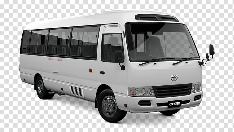 Minibus Toyota HiAce Car Coach, bus transparent background PNG clipart