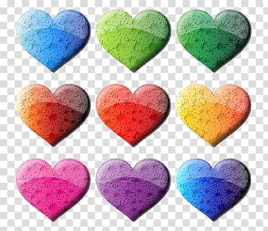 Rainbow Color Drawing Heart, rainbow transparent background PNG clipart