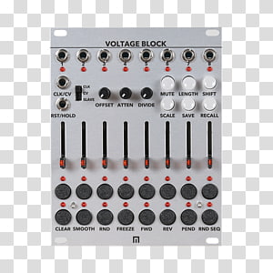Electric potential difference Music sequencer Sound Synthesizers Voltage-controlled oscillator Eurorack, Heavy Industry transparent background PNG clipart thumbnail