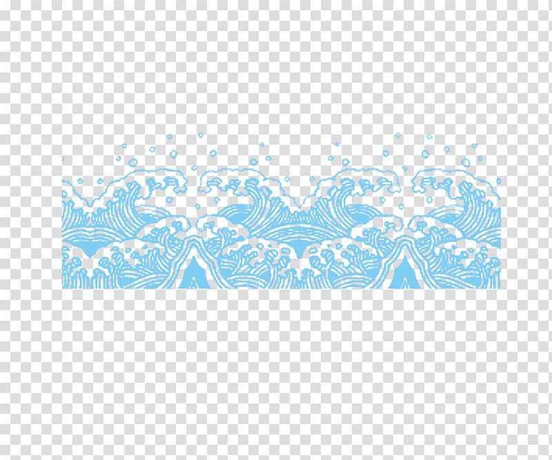Blue Wind wave Pattern, Blue Wave transparent background PNG clipart