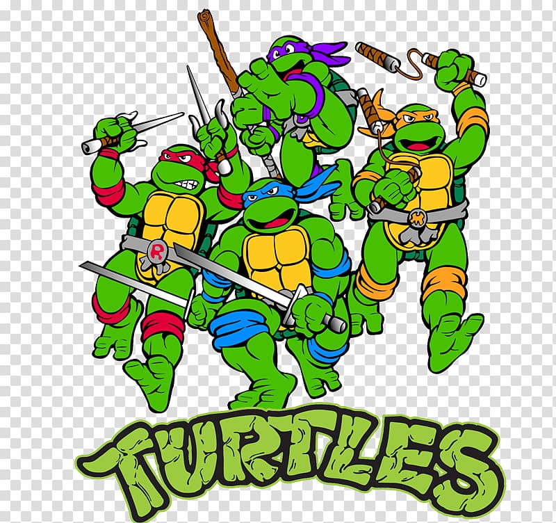 TMNT , Michelangelo Leonardo Raphael Donatello Teenage Mutant Ninja Turtles, Ninja Turtles transparent background PNG clipart