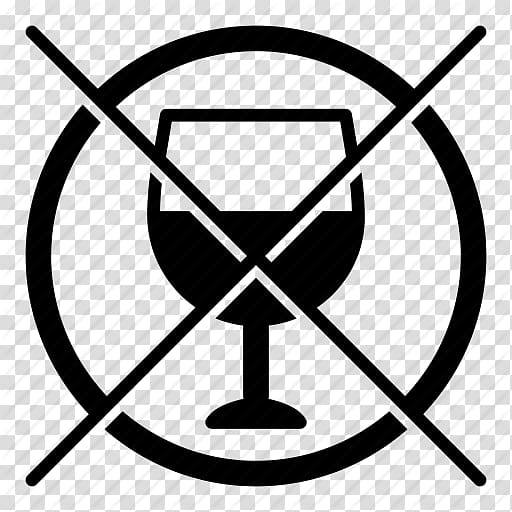 no drinks symbol, Prohibition in the United States Computer Icons Alcoholic drink, Free Svg No Alcohol transparent background PNG clipart