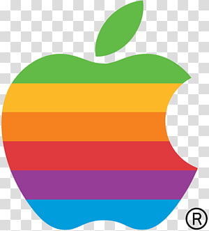 Apple Logo Rainbow Color, Computer Logo s transparent background PNG clipart thumbnail