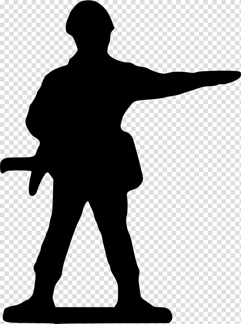 Toy soldier Silhouette , Soldier transparent background PNG clipart