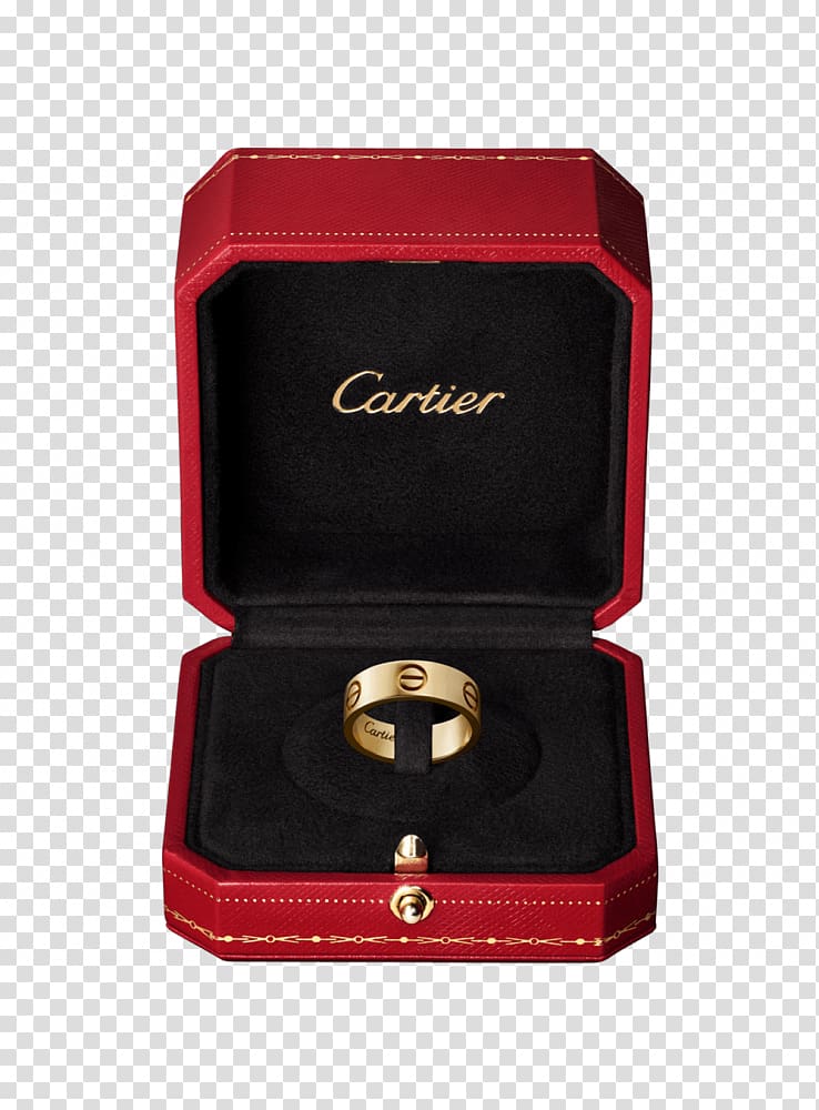 Cartier Love bracelet Ring Gold Necklace, ring transparent background PNG clipart