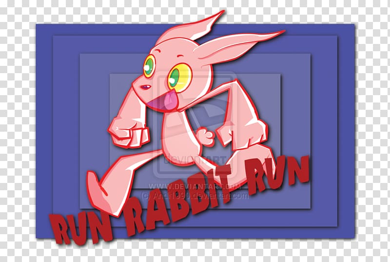 Pandora Run Rabbit Run Sketch, rabbit creative transparent background PNG clipart