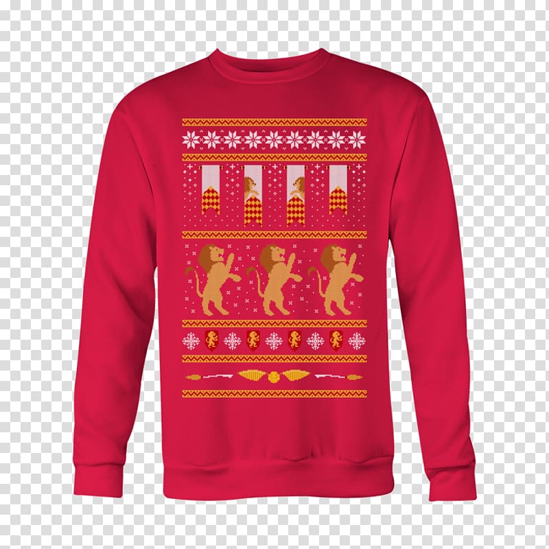 T-shirt Hoodie Sleeve Sweater, harry potter ugly christmas sweater transparent background PNG clipart