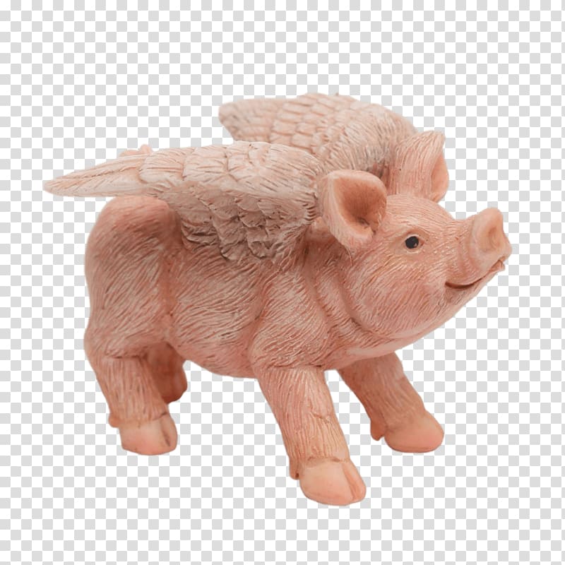When pigs fly Garden Yard House, pig transparent background PNG clipart