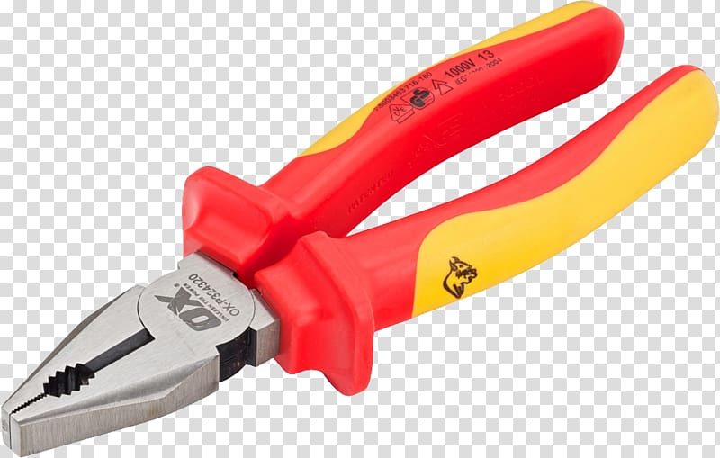 Diagonal pliers Hand tool, Plier transparent background PNG clipart