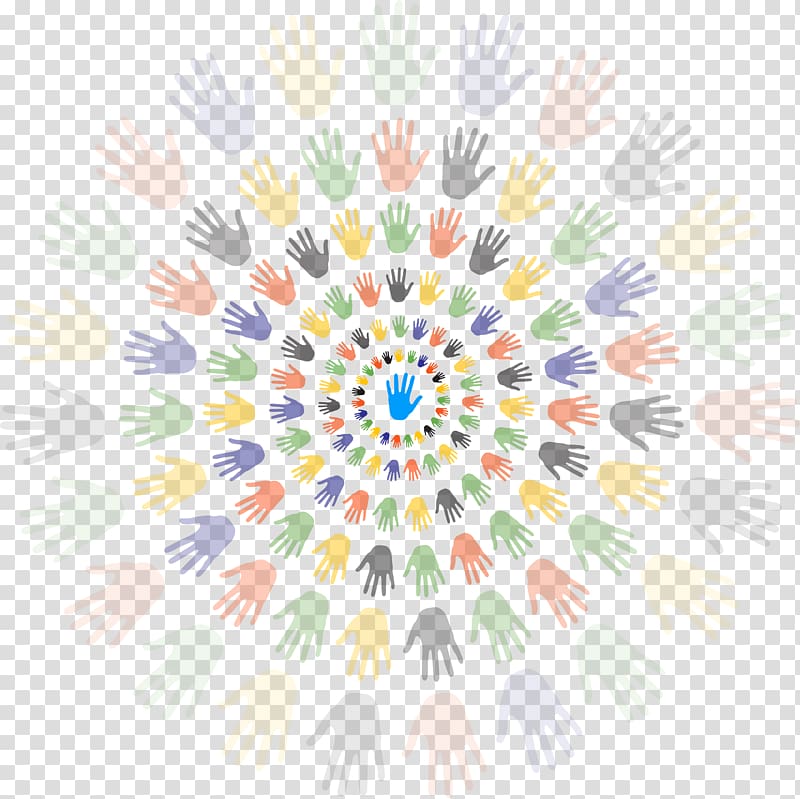 Illustration, Dream colorful handprint transparent background PNG clipart