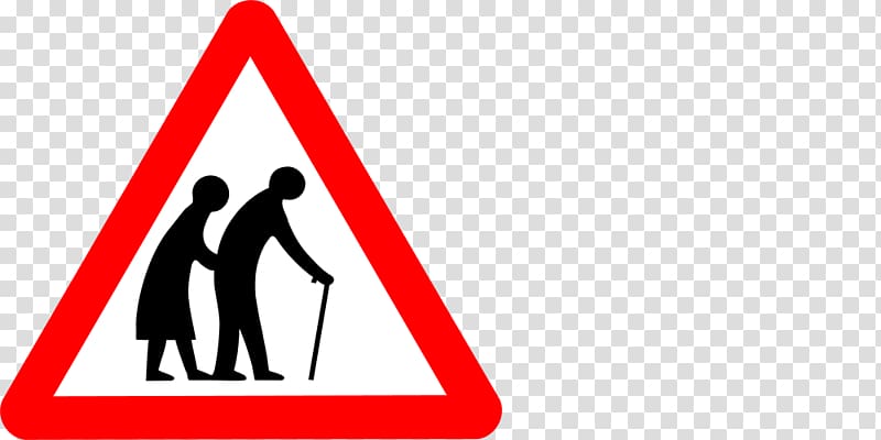 Road signs in Singapore The Highway Code Traffic sign Road signs in the United Kingdom, Of Elderly Couple transparent background PNG clipart