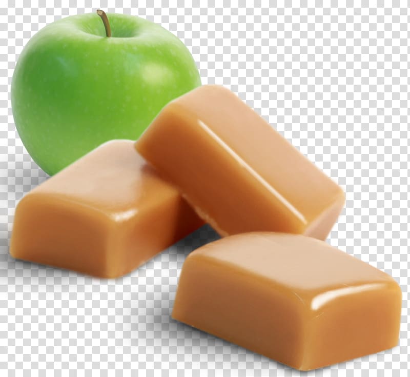 Caramel apple Fudge Praline Bonbon, cashew transparent background PNG clipart